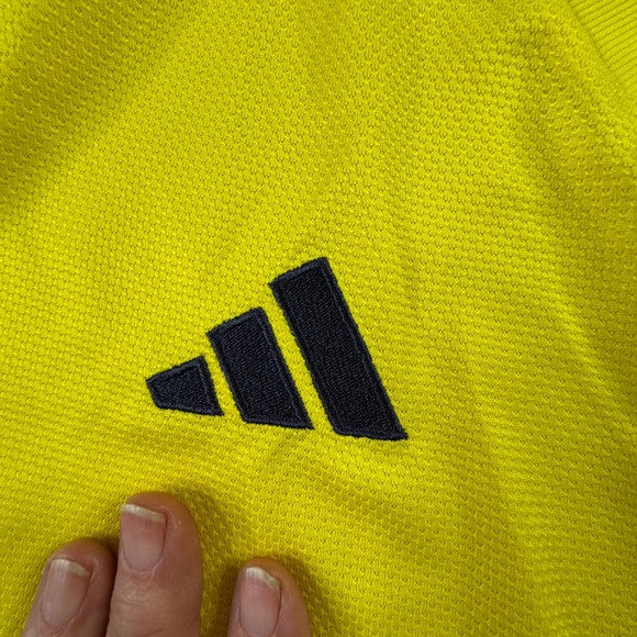 Colombia National Soccer Team Home Jersey Adidas Aeroready Yellow Mens Large - Picture 4 of 12
